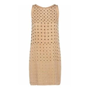 Size 4 DVF Diane von Furstenberg Ella Embellished Silk Georgette Mini Dress